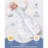 Lictin Baby Schlafsack 2.5 TOG Baumwolle Winterschlafsack Baby Warm Schlafsack Baby Weich Baby Schlafsack Neugeboren Schlafsa