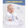 Lictin Baby Schlafsack 2.5 TOG Baumwolle Winterschlafsack Baby Warm Schlafsack Baby Weich Baby Schlafsack Neugeboren Schlafsa
