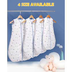 Lictin Baby Schlafsack 2.5 TOG Baumwolle Winterschlafsack Baby Warm Schlafsack Baby Weich Baby Schlafsack Neugeboren Schlafsa