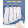 Lictin Baby Schlafsack 2.5 TOG Baumwolle Winterschlafsack Baby Warm Schlafsack Baby Weich Baby Schlafsack Neugeboren Schlafsa