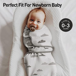 Soarwg Kids Pucksack 0–3 Monate Baby Schlafsäcke für Neugeborenen Kleinkinder Oeko-tex100 Swaddle Decke Pucktuch Babyschlafsa