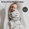 Soarwg Kids Pucksack 0–3 Monate Baby Schlafsäcke für Neugeborenen Kleinkinder Oeko-tex100 Swaddle Decke Pucktuch Babyschlafsa