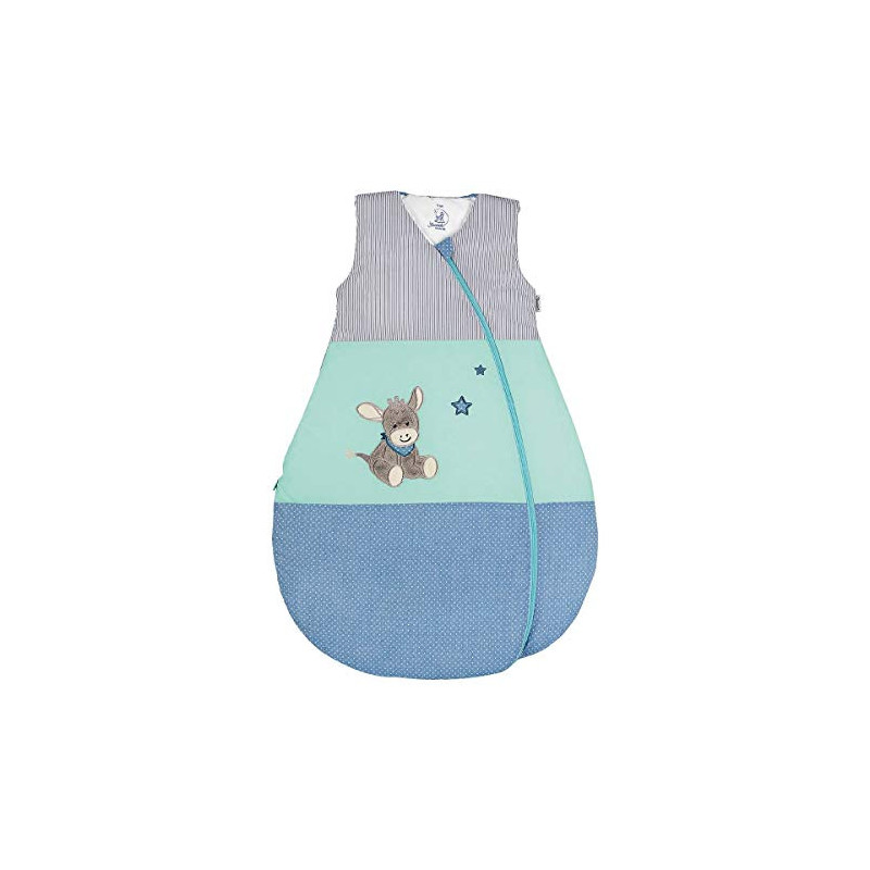 Sterntaler Funktionsschlafsack für Kleinkinder, Esel Emmi, Ganzjährig, Wärmeregulierung, Reißverschluss, 70 cm, Blau/Mehrfarb Sterntaler Funktionsschlafsack für Kleinkinder, Esel Emmi, Ganzjährig, Wärmeregulierung, Reißverschluss, 70 cm, Blau/Mehrfarb