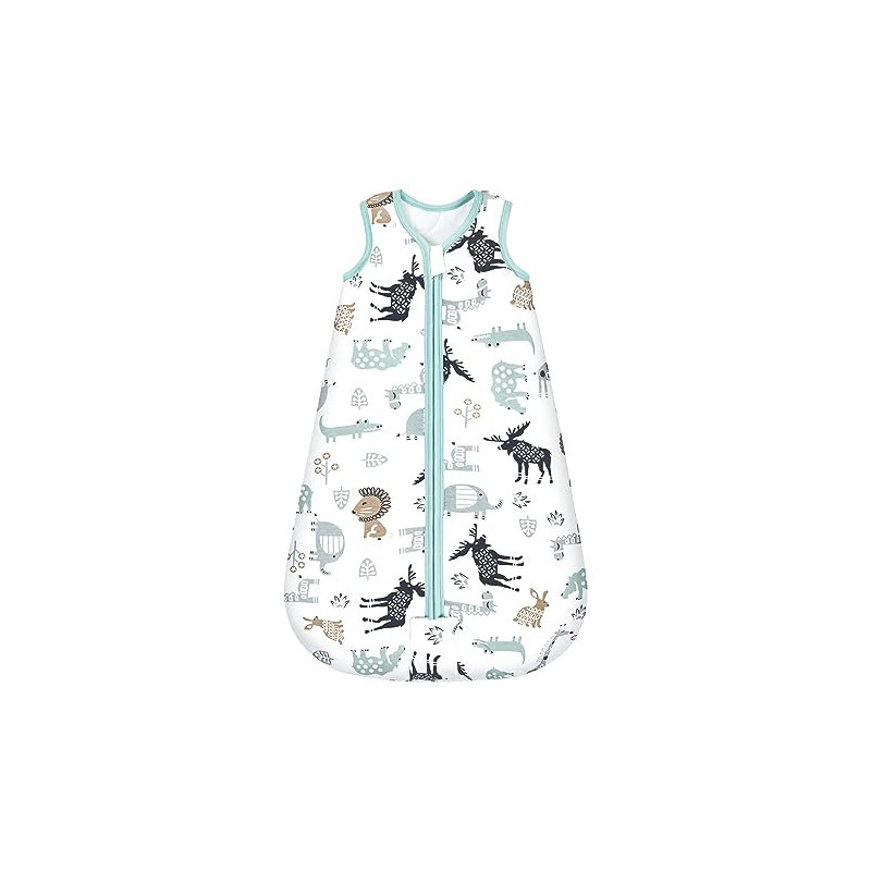 Mosebears Baby Schlafsack Winter 2.5 Tog,100% Baumwolle Baby Winterschlafsack für Babys 0-24 Monate Blau-Zoo,12-18 Monate Mosebears Baby Schlafsack Winter 2.5 Tog,100% Baumwolle Baby Winterschlafsack für Babys 0-24 Monate Blau-Zoo,12-18 Monate