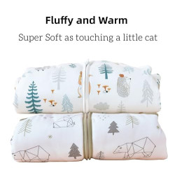 Chilsuessy 2er Pack Baby Schlafsack mit Beinen 2.5 Tog Winter Schlafsack Unisex Ganzjahres Schlafsack mit Füßen Babyschlafsac