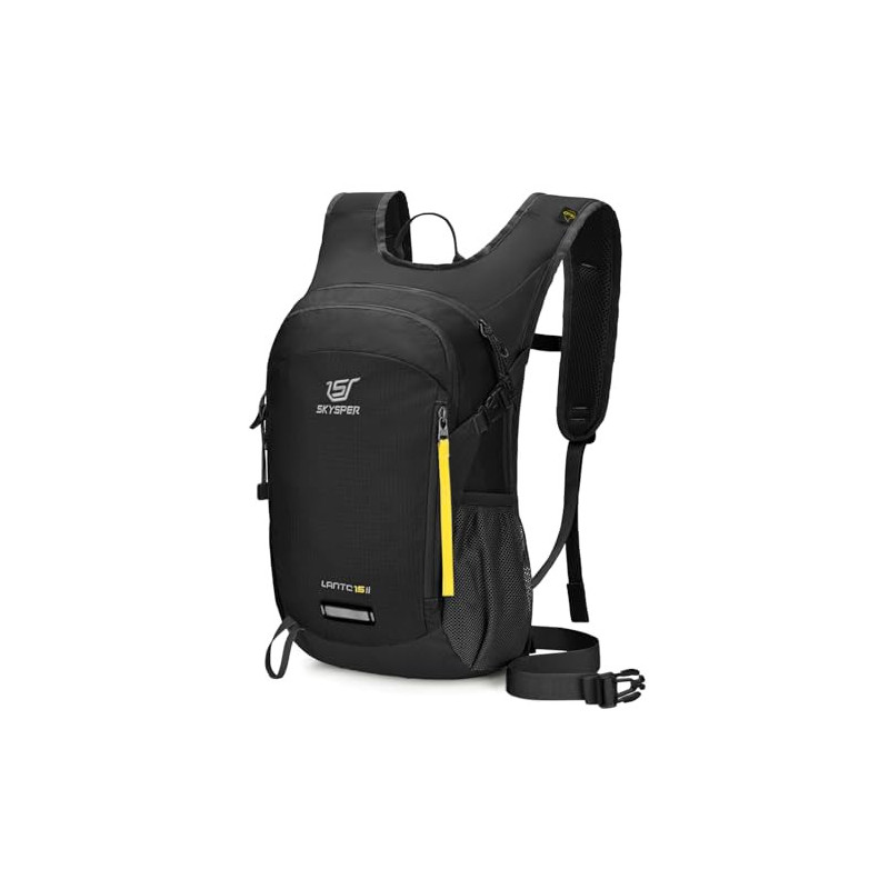 SKYSPER Rucksack Herren 15L Wanderrucksack mit Rückenbelüftung Tagesrucksack Travel Daypack Camping Wandern