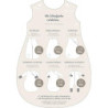 Sterntaler Baby-Schlafsack, Bär Ben, Reißverschluss und Knöpfe, Größe: 50/56