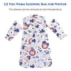 Chilsuessy Baby Schlafsack Winter 3.5 Tog Kinder Schlafsack Warm Schlafsäcke Jungen Mädchen Schlafsack für Kleinkinder Neugeb