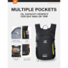 SKYSPER Rucksack Herren 15L Wanderrucksack mit Rückenbelüftung Tagesrucksack Travel Daypack Camping Wandern