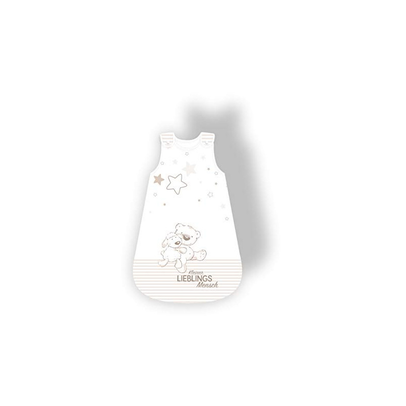 Herding Baby Best Baby-Schlafsack, Kleiner Lieblingsmensch Motiv, 110 cm, Seitlich umlaufender Reißverschluss und Druckknöpfe Herding Baby Best Baby-Schlafsack, Kleiner Lieblingsmensch Motiv, 110 cm, Seitlich umlaufender Reißverschluss und Druckknöpfe