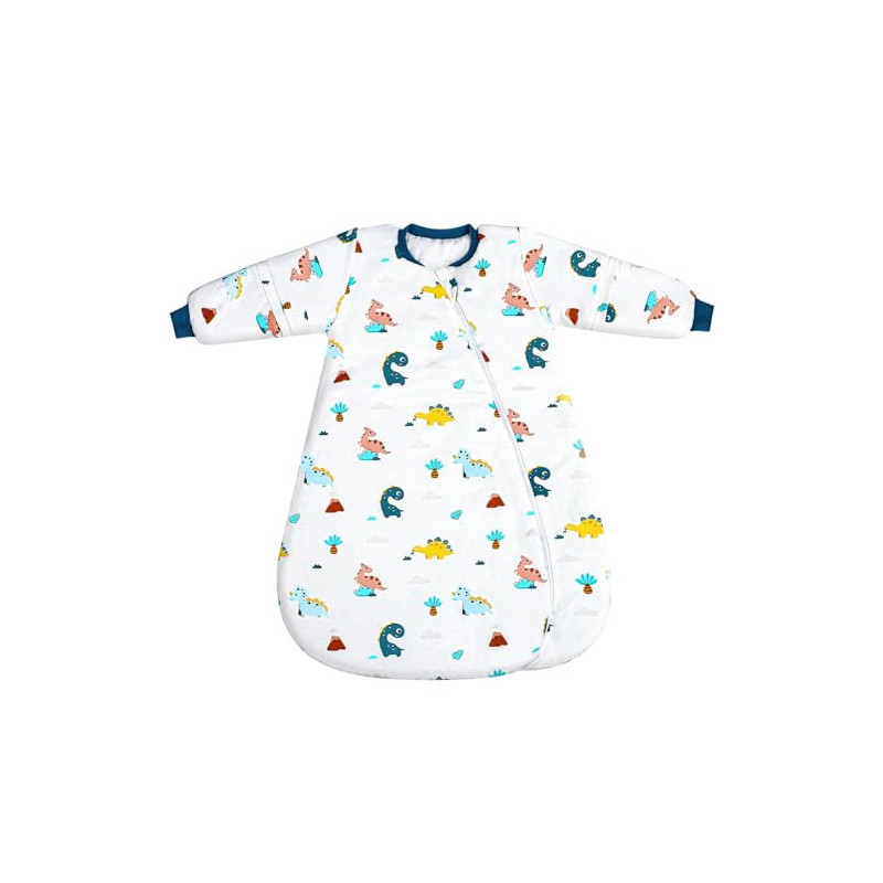Schlafsack Baby Winter, Baby Schlafsack 3.5 Tog mit Abnehmbaren Langen Ärmeln Bio Baumwolle Babyschlafsack für Säuglinge Klei Schlafsack Baby Winter, Baby Schlafsack 3.5 Tog mit Abnehmbaren Langen Ärmeln Bio Baumwolle Babyschlafsack für Säuglinge Klei