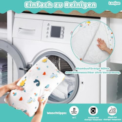 Schlafsack Baby Winter, Baby Schlafsack 3.5 Tog mit Abnehmbaren Langen Ärmeln Bio Baumwolle Babyschlafsack für Säuglinge Klei