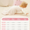Yoofoss 2er Pack Schlafsack Baby Herbst Baumwolle 1.5 TOG Weich Babyschlafsack Neugeborene im 6-12 Monaten Perfekte für Frühl