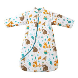 MIKAFEN Baby Winter schlafsack Kinder schlafsack 3.5 Tog Schlafsaecke aus Bio Baumwolle Verschiedene Groessen von Geburt bis 