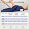 FIEMOL Schlafsack Baby 2.5 Tog 6-12 Monate, Winter Baumwolle Neugeborenen Baby Schlafsack Wearable Decke für Säugling und Kle