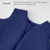 FIEMOL Schlafsack Baby 2.5 Tog 6-12 Monate, Winter Baumwolle Neugeborenen Baby Schlafsack Wearable Decke für Säugling und Kle