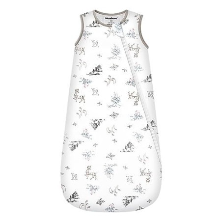 Mosebears Winterschlafsack Baby 2.5 Tog,Bambusfaser Baby Schlafsack, Extrem weich und warm Wald,S 0-6 Monate  