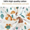 Chilsuessy Schlafsack Baby 2.5 Tog Winterschlafsack Babyschlafsack aus reine Baumwolle Winter Schlafanzug ohne Ärmel 70-130cm