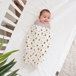 LAT LEE AND TOWN Baby Schlafsack Baby Strampelsack Sommerschlafsack Baby Schlafsack mit breitem Bund für Mädchen Jungen
