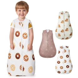Lilian&Gema Schlafsack Baby 2.5 TOG Baumwolle Winterschlafsack Baby Warm Baby Schlafsack Weich Baby Schlafsack Neugeboren Sch