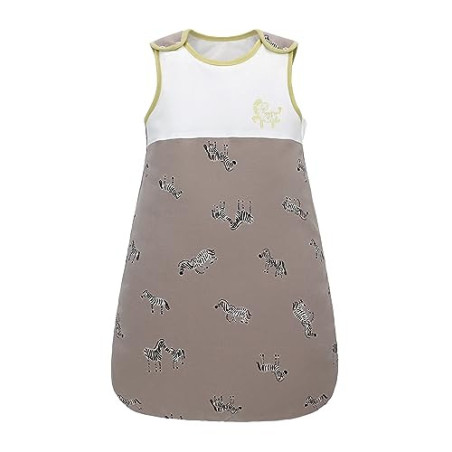 Winterschlafsack Baby mit Reißverschluss Baumwolle Winter 2.5 TOG Babyschlafsack ärmellos Warmer Kinder Schlafsack 0-18 Monat