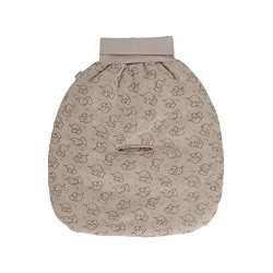 Sterntaler Baby Unisex Strampelnest Baby Strampelnest wattiert Elefant Eddy - Stramplenest, Puckschlafsack, Baby-Schlafsack -