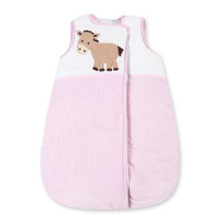 Mixibaby Baby Schlafsack Winterschlafsack/Sommerschlafsack für Jungen und Mädchen 70cm, Modelle:Prestij Rosa