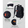 WATERFLY Rucksack Klein Wanderrucksack 12L: Leicht Tagesrucksack Mini Sport Backpack Outdoor Daypack mit Abnehmbare Brustschn