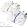 Chilsuessy Baby Schlafsack mit Füßen 2er Pack 2.5 Tog Kinder Ganzjahres Schlafsack Warm Baby Schlafsack mit Beinen Winter, 2.