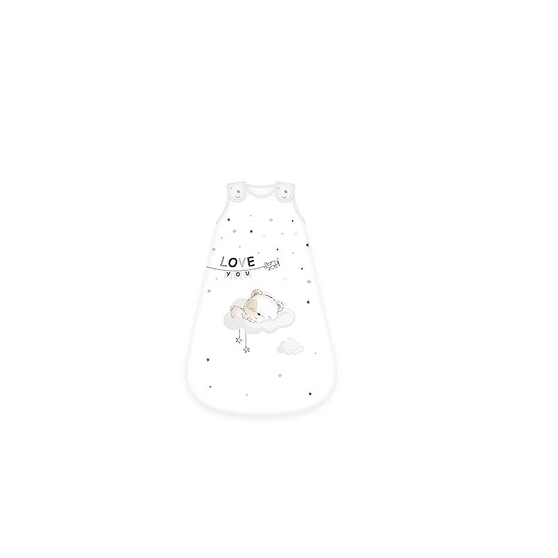 Herding Baby Best Baby-Schlafsack Sleeping Little Bear, Bär-Motiv, 70 x 45 cm, Seitlich umlaufender Reißverschluss und Druckk Herding Baby Best Baby-Schlafsack Sleeping Little Bear, Bär-Motiv, 70 x 45 cm, Seitlich umlaufender Reißverschluss und Druckk