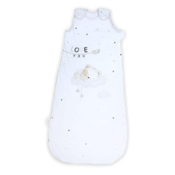 Herding Baby Best Baby-Schlafsack Sleeping Little Bear, Bär-Motiv, 70 x 45 cm, Seitlich umlaufender Reißverschluss und Druckk