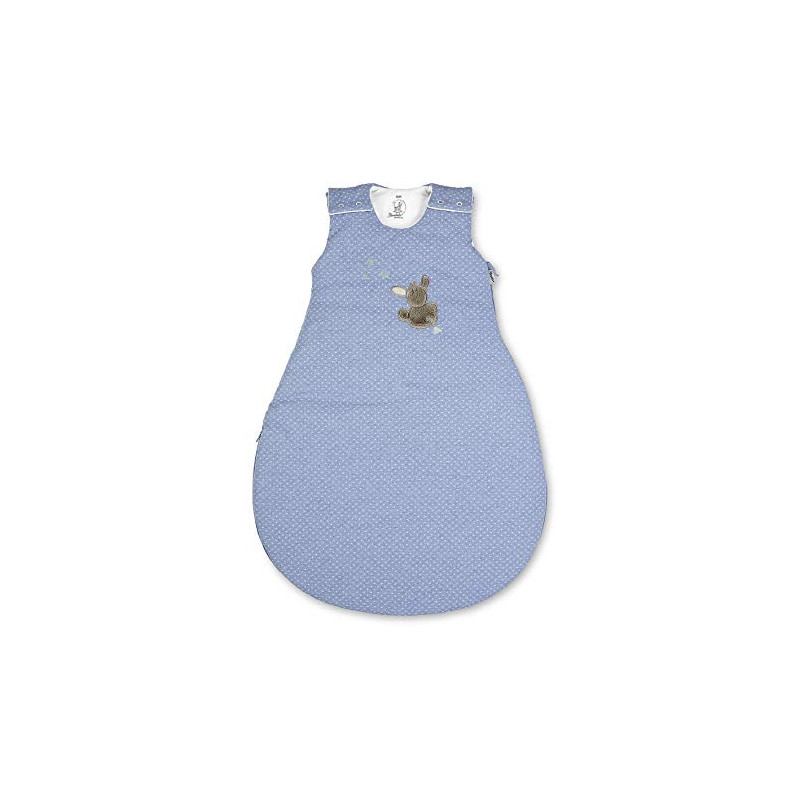 Sterntaler Baby-Schlafsack, Esel Emmi, Reißverschluss und Knöpfe, Größe: 50/56, Hellblau Sterntaler Baby-Schlafsack, Esel Emmi, Reißverschluss und Knöpfe, Größe: 50/56, Hellblau