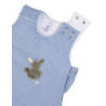 Sterntaler Baby-Schlafsack, Esel Emmi, Reißverschluss und Knöpfe, Größe: 50/56, Hellblau