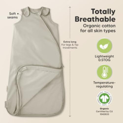 KeaBabies 2er-Pack Bio-Schlafsäcke 100% Baumwolle – Babyschlafsack, tragbare Babydecke, Schlafsack für Babys, Pucksack für Kl