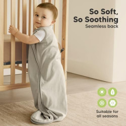 KeaBabies 2er-Pack Bio-Schlafsäcke 100% Baumwolle – Babyschlafsack, tragbare Babydecke, Schlafsack für Babys, Pucksack für Kl