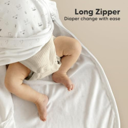 KeaBabies 2er-Pack Bio-Schlafsäcke 100% Baumwolle – Babyschlafsack, tragbare Babydecke, Schlafsack für Babys, Pucksack für Kl