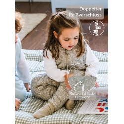 molis&co - Baby schlafsack mit Füßen und Socke - Ideal für den Winter - Babyschlafsack mit Beinen 2,5 tog - 100% Baumwolle  O