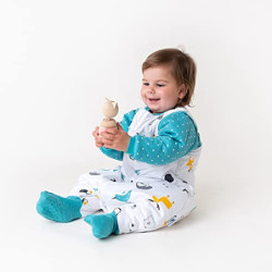 schlummersack Baby Winter Schlafsack mit Füßen Bio Baumwolle 3.5 Tog 80 cm Polarfreunde | Schlafsack mit Beinen und verlänger
