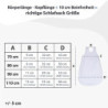 Ganzjährig Baby Schlafsack 80 cm mit Reißverschluss -Leicht und warm Babyschlafsack Kinder Schlafsack für alle Jahreszeiten B