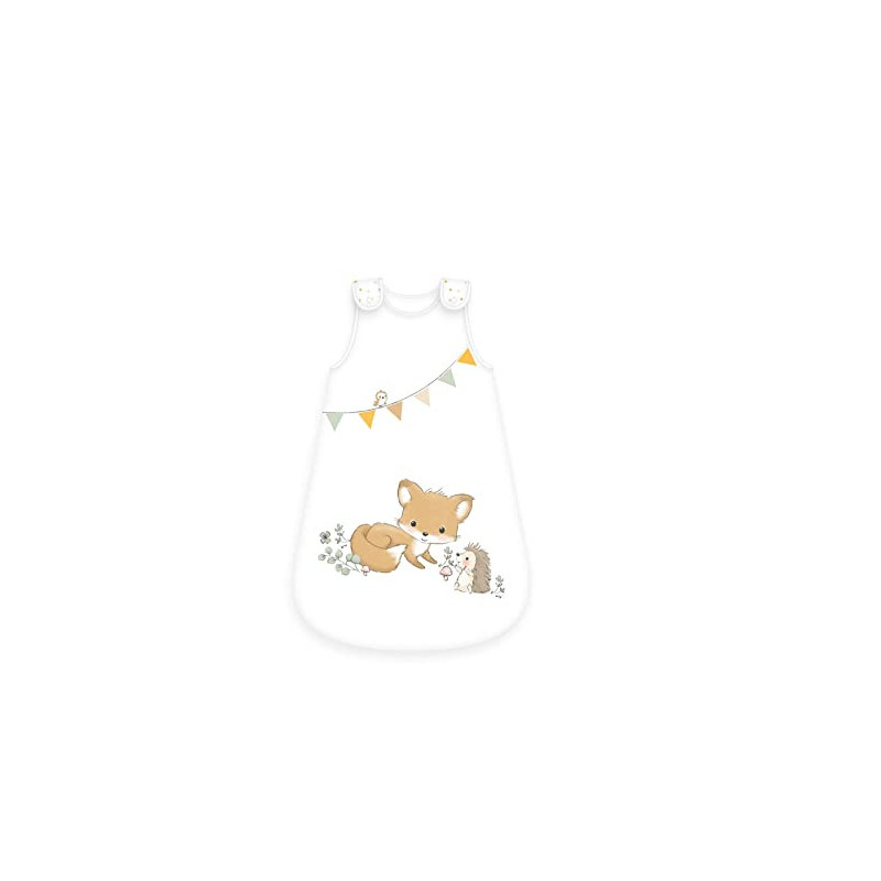 Herding Baby Best Baby-Schlafsack, Waldfreunde-Motiv, 70 x 45 cm, Seitlich umlaufender Reißverschluss und Druckknöpfe