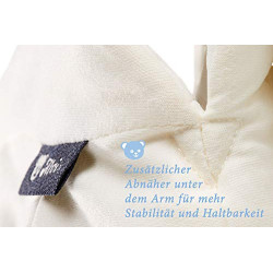 Set ALVI Baby Mäxchen Außensack Schlafsack & Windel Blaubär | Ganzjahresschlafsack mitwachsend | Leichter Babyschlafsack mitw
