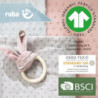roba Babyschlafsack Lil Planet für Neugeborene - 110 cm - Ganzjahres Schlafsack aus Bio Baumwolle - Musselin GOTS - Hellblau 