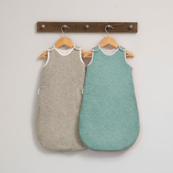 Ehrenkind® Ganzjahres-Schlafsack Rund mit Wollfüllung | 100% Bio-Baumwolle mit 100% Wolle Füllung Baby-Schlafsack | OEKO-TEX 
