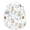 TupTam Baby Strampelsack Schlafsack mit breitem Bund Winterschlafsack für Mädchen Jungen Babyschlafsack, Farbe: Wilde Tiere, 