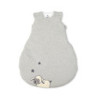 Sterntaler Schlafsack Schaf Stanley für Babys, Reißverschluss und Knöpfe, Größe: 50/56, Grau