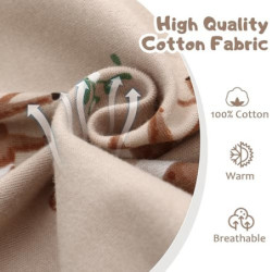 Babyschlafsack 0,5 Tog mit elastischem Bund, Sommer Wickelsack aus Baumwolle, Strampler für Baby Kleinkinder Kinder 0-6 Monat