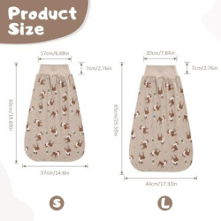 Babyschlafsack 0,5 Tog mit elastischem Bund, Sommer Wickelsack aus Baumwolle, Strampler für Baby Kleinkinder Kinder 0-6 Monat