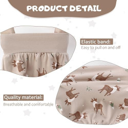 Babyschlafsack 0,5 Tog mit elastischem Bund, Sommer Wickelsack aus Baumwolle, Strampler für Baby Kleinkinder Kinder 0-6 Monat