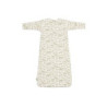 Jollein Schlafsack Baby - Animals, Olive Green - 110 cm - Baumwolle - 2.0 bis 3.0 Tog - Abnehmbare Ärmel - Baby Schlafsack - 