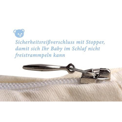 Alvi Baby Mäxchen Außensack Exklusiv I Baby-Schlafsack mitwachsend & atmungsaktiv I Kinderschlafsack waschbar I leichter Schl